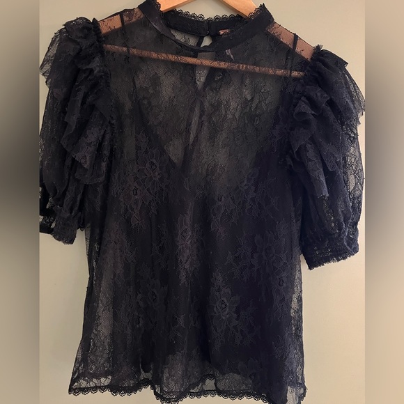 FreePeople Secret Admirer Lace Top - Picture 4 of 4